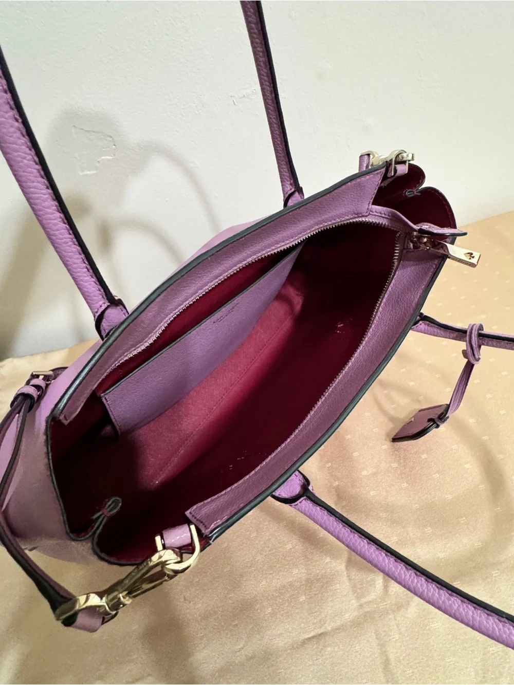 Kate Spade NY Leather Satchel Tote NWOT
